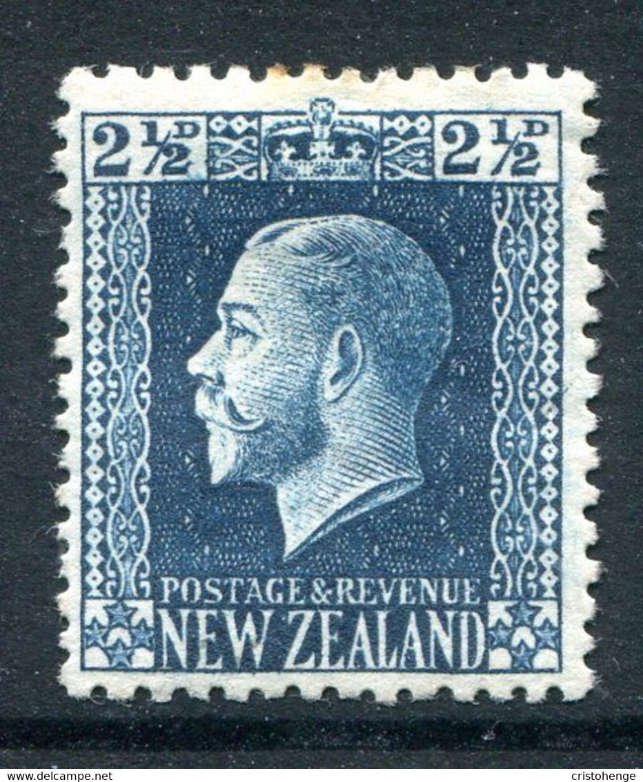 New Zealand 1915-30 KGV - Recess - P.14 X 14½ - 2½d Blue HM (SG 419a) - Neufs