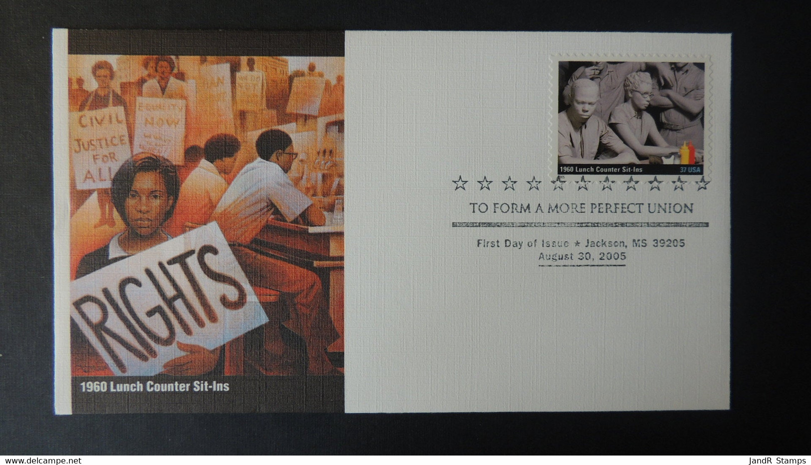 USA 2005 FDC Human Civil Rights Jackson Postmark Good Used - 2001-2010