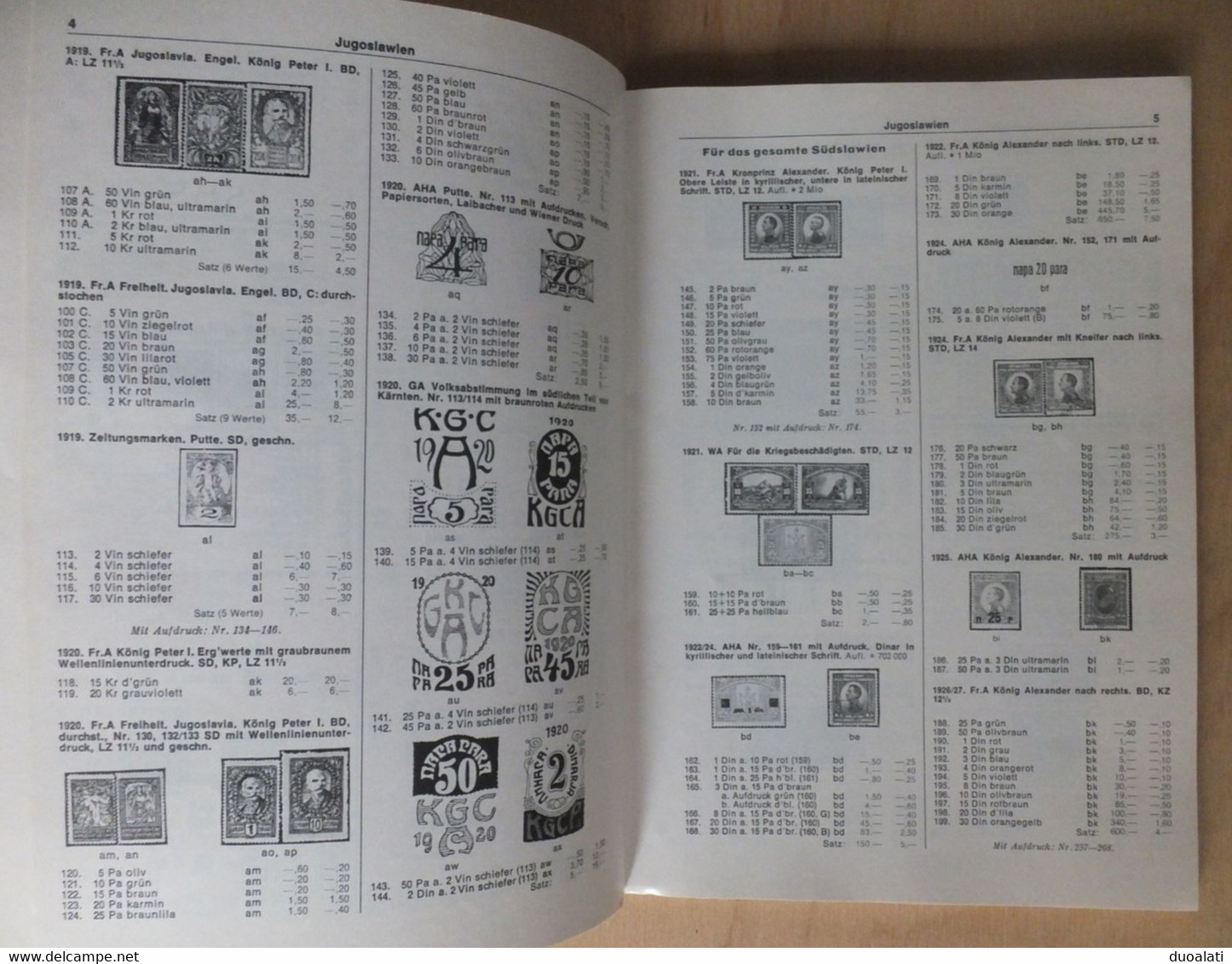 Germany Deutschland Borek Briefmarken Katalog Jugoslawien, Kroatien. 57. Jahrgang 1980/81. - Deutschland