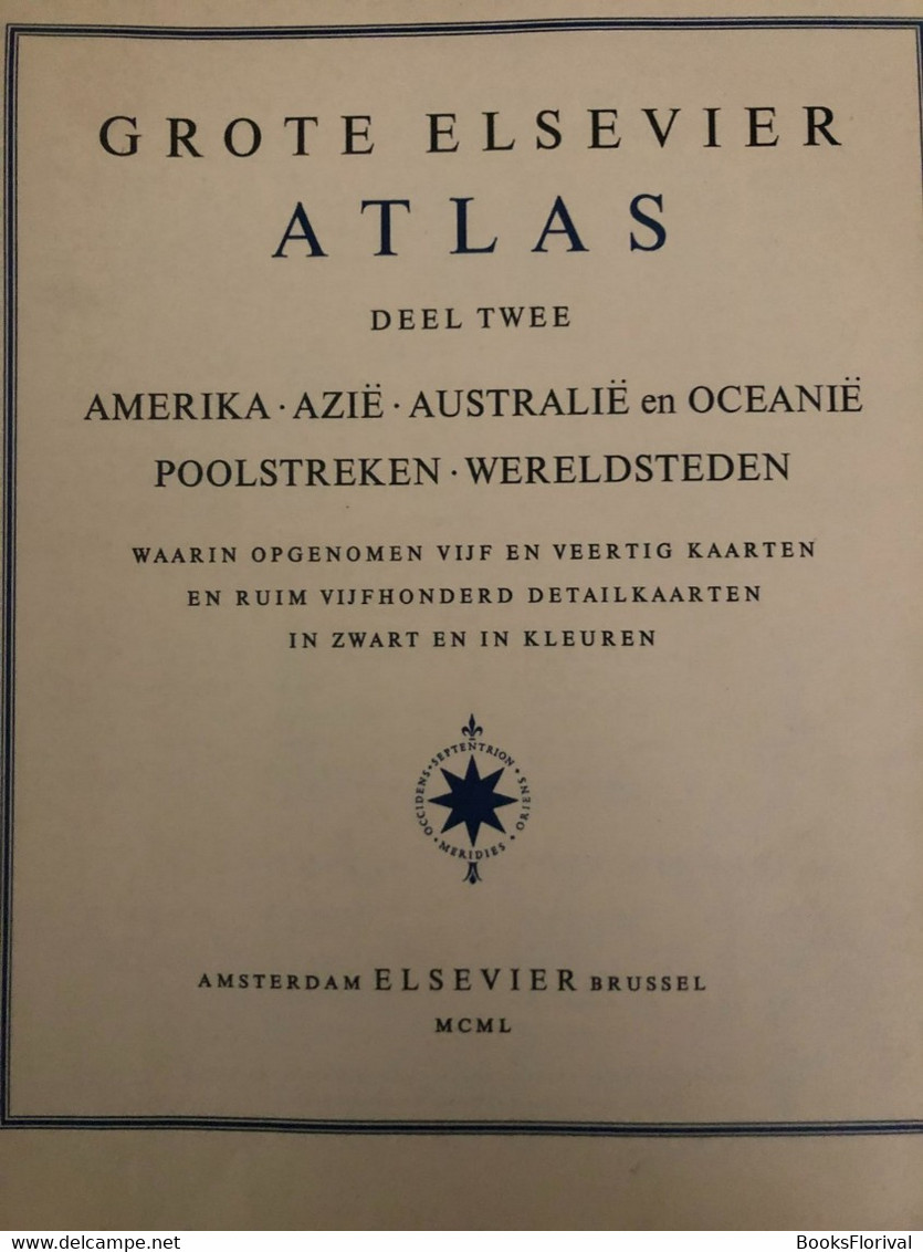 Grote Elsevier Atlas 1950 - Géographie