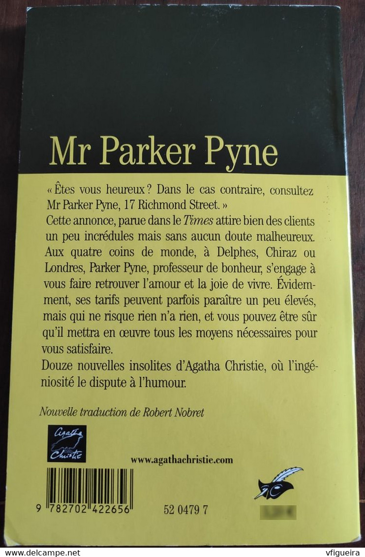 Livre Mr Parker Pyne Agatha Christie - Le Masque SF
