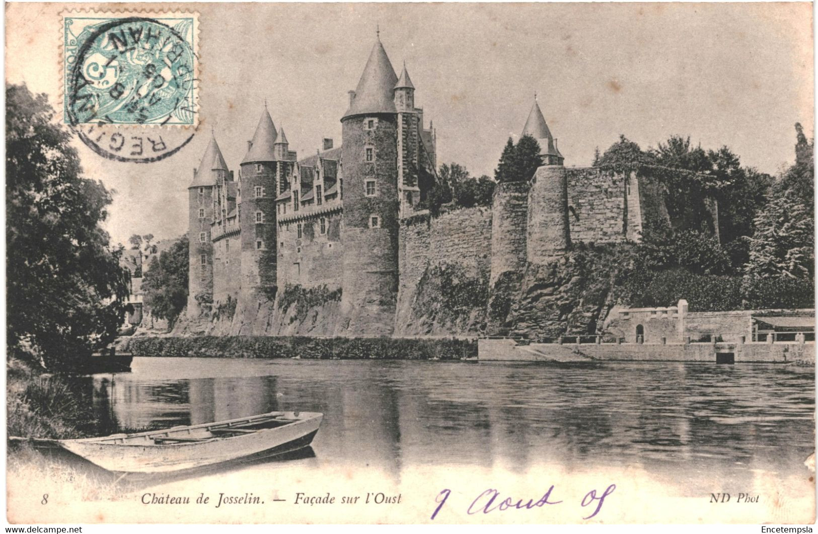 CPA Carte Postale France  Josselin Le Château  Façade De L'ouest 1905  VM45416+ - Josselin