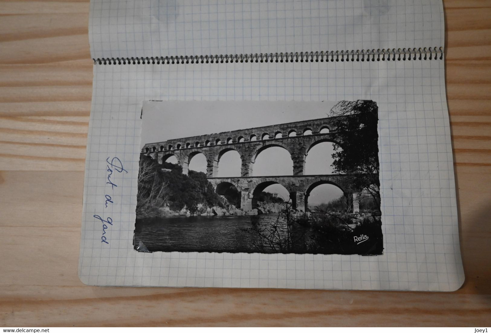 Carnet photos et cartes postales, vacances 1957,Gorges du Tarn, Cerbères, Normandie,La Champagne ect