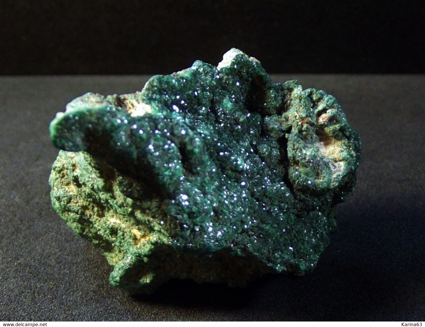 Malachite ( 4.5 X 4.5  X 2.5 Cm)  L'Etoile Du Congo Mine -  Lubumbashi, Katanga Copper Crescent - Katanga -  D.R. Congo - Minéraux