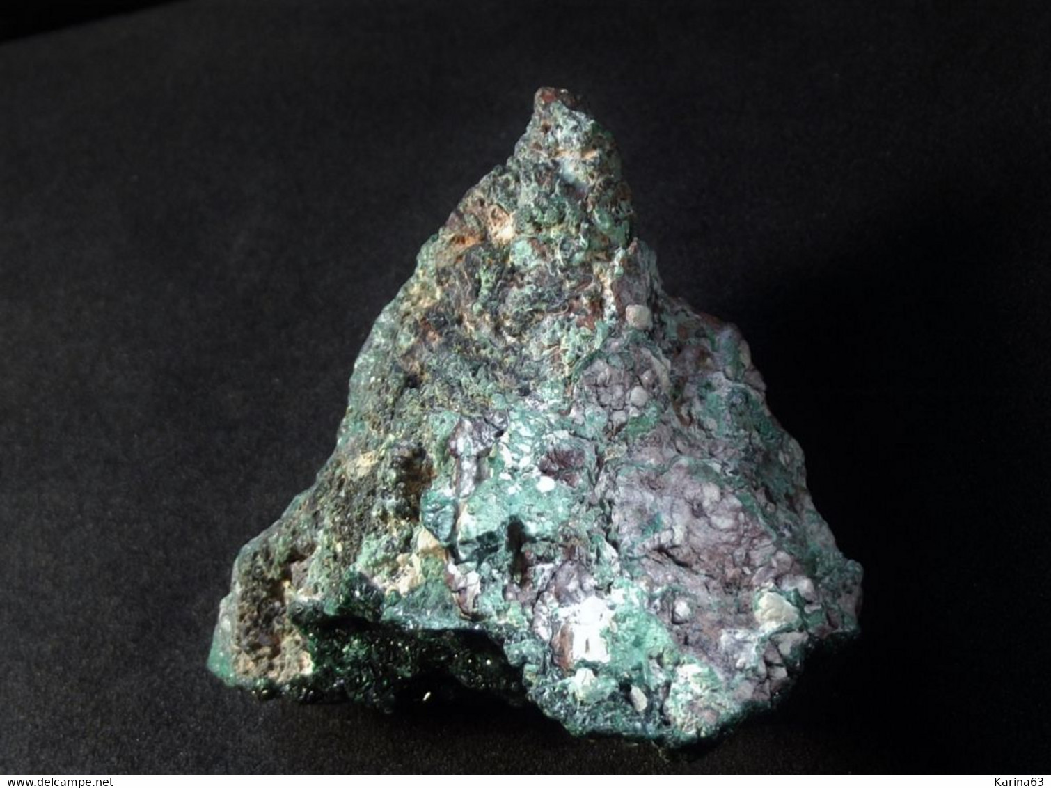 Malachite ( 4.5 X 4.5  X 2.5 Cm)  L'Etoile Du Congo Mine -  Lubumbashi, Katanga Copper Crescent - Katanga -  D.R. Congo - Minéraux