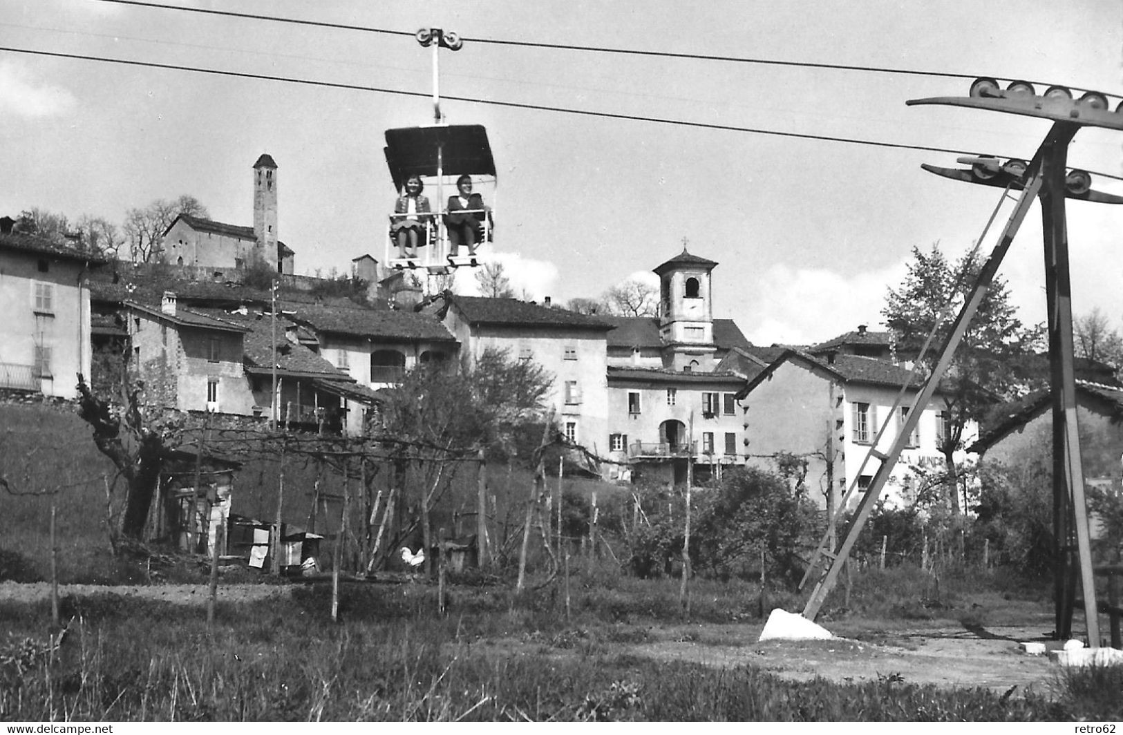 MIGLIEGLIA → Seggiovia Del Monte Lema Ca.1965 - Miglieglia
