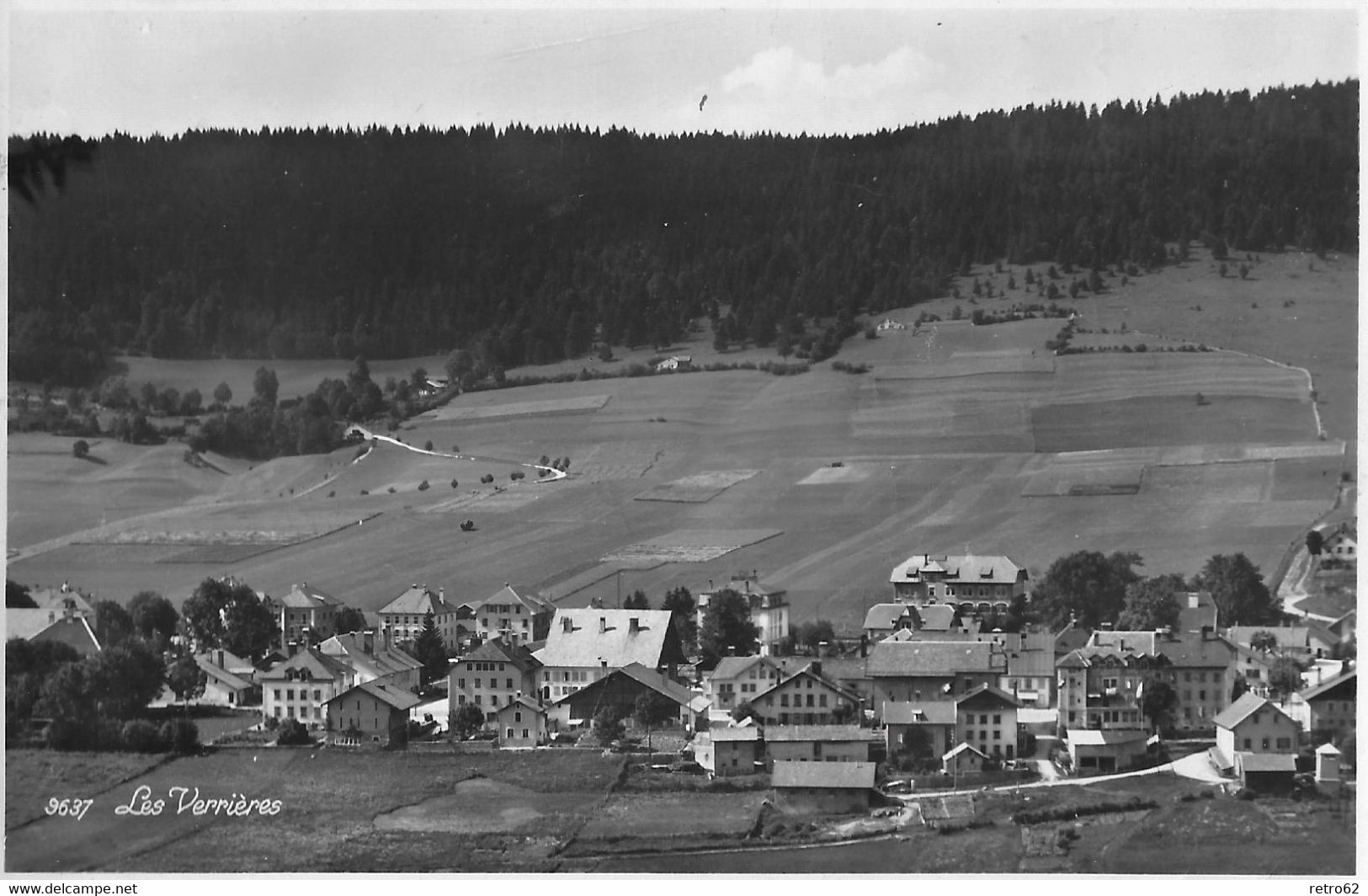 LES VERRIÈRES  → Generalansicht Ca.1945 - Les Verrières