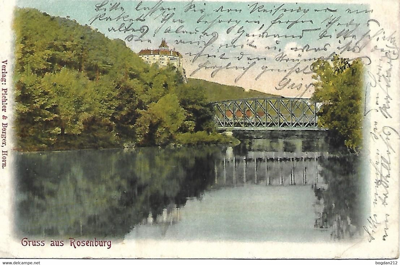1902 - ROSENBURG , Gute Zustand ,  2 Scan - Rosenburg