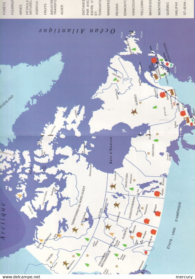 CANADA - Collection sur le role de la France dans le développement du Canada - 17 scans