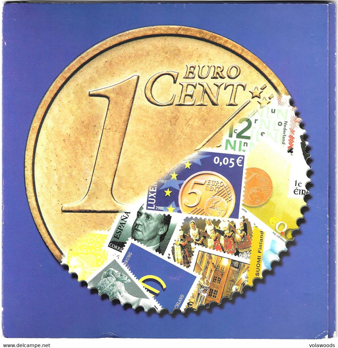 Bolaffi - Folder Introduzione Dell'Euro - I Primi 12 Paesi Che Lo Hanno Introdotto - Errores Y Curiosidades