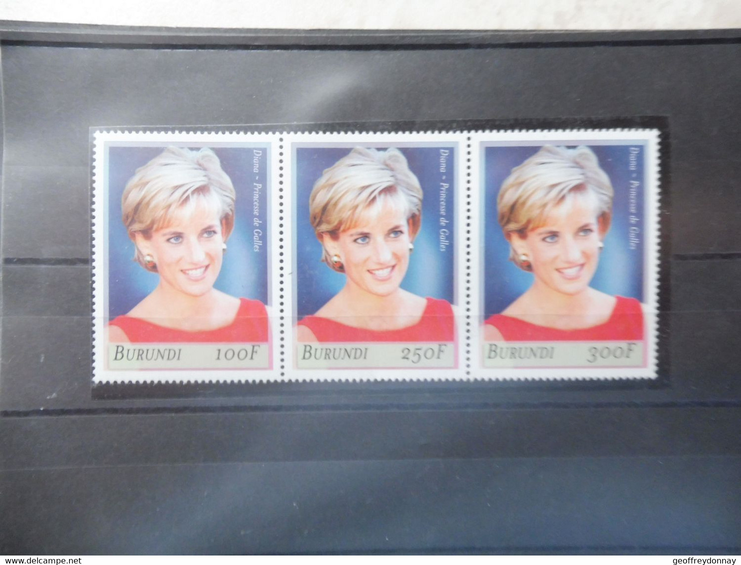 Burundi 1092/1094 Lady Diana Mnh Neuf ** Parfait ( 1999 ) - Unused Stamps