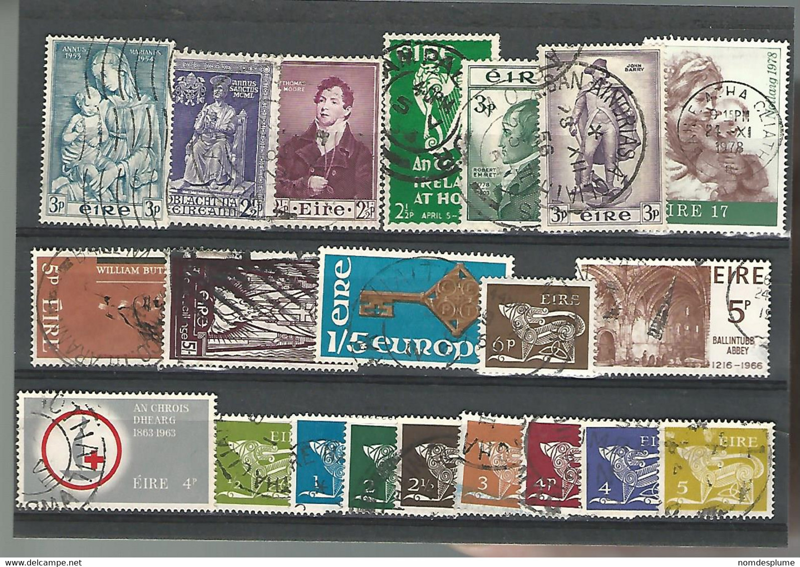 55027 ) Collection Ireland Postmarks - Lots & Serien