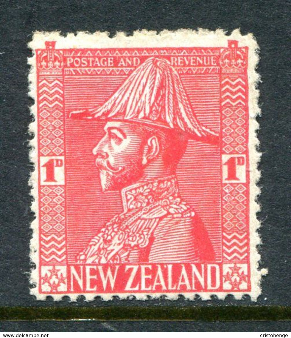 New Zealand 1926-34 Field Marshall - Cowan - P.14 - 1d Rose-carmine (SG 468) - Neufs