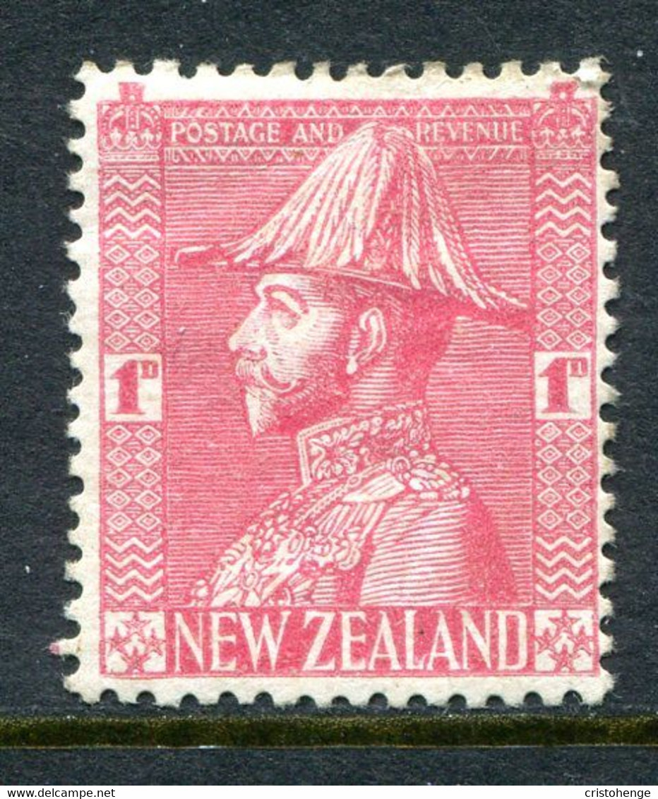 New Zealand 1926-34 Field Marshall - Cowan - P.14 X 15 - 1d Rose-pink (SG 468e Shade) - Ungebraucht