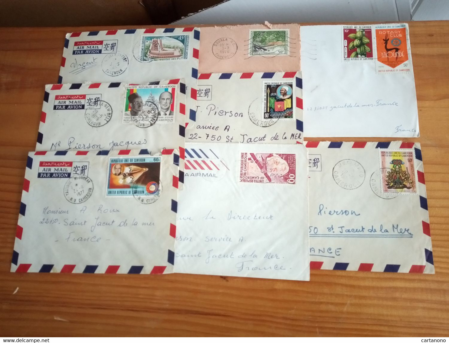 CAMEROUN - 8 Lettres - Affranchissement Seul Sur Lettre - - Camerún (1960-...)