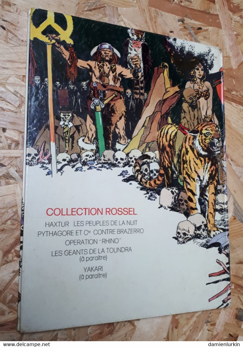 HAXTUR LES PEUPLES DE LA NUIT 1972 VICTOR DE LA FUENTE COLLECTION ROSSEL 48 PAGES COINS COUVERTURE ABIMéS BON ETAT GENER - Colecciones Completas