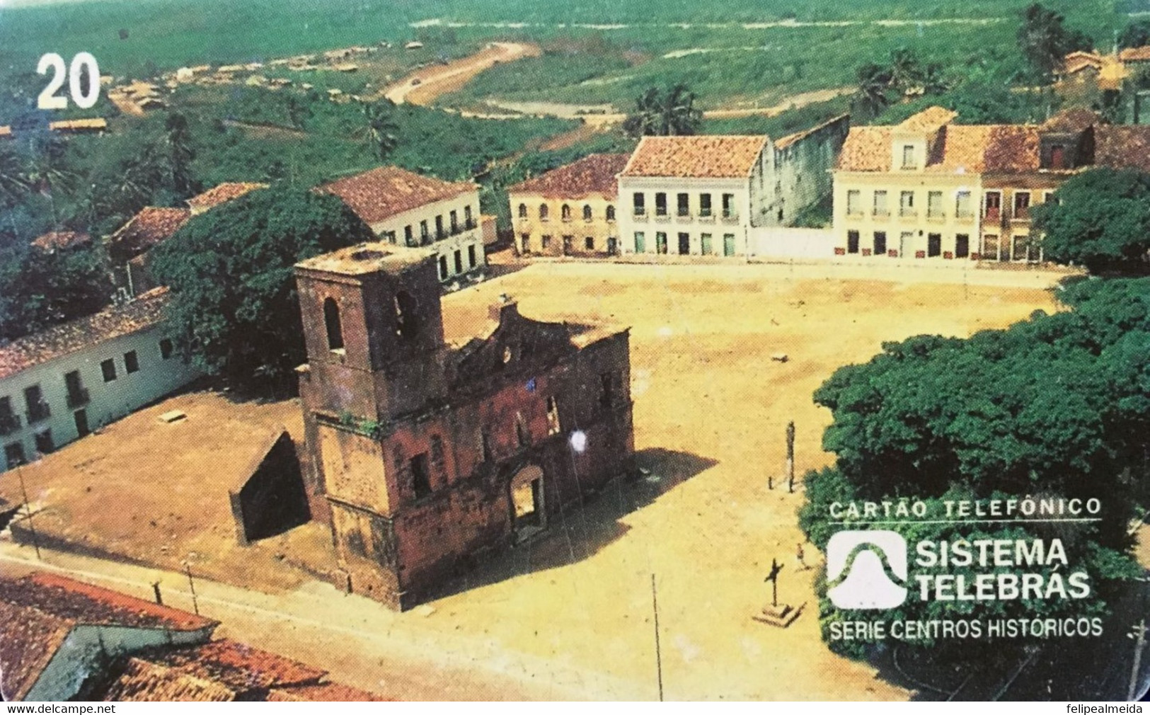 Phone Card Produced By Telebras In 1997 - Series Historic Centers - Photo Of Alcântara - National Historic And Artistic - Ontwikkeling