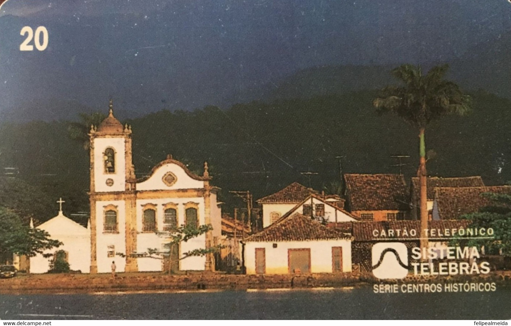 Phone Card Produced By Telebras In 1999 - Series Historic Centers - Photo Of The Building Of The National Historic Museu - Cultural