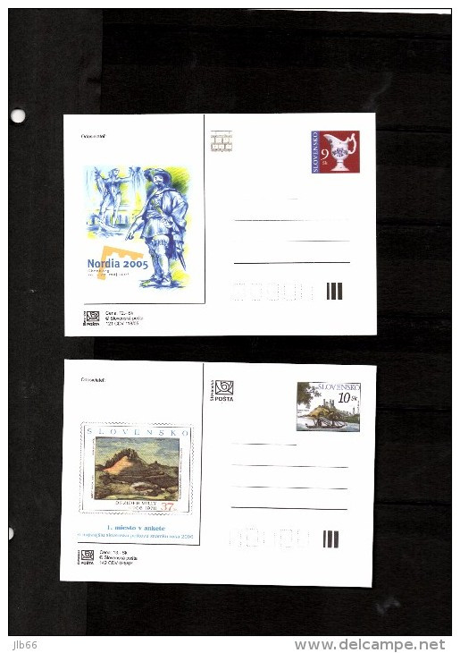 Entier Postal Carte   CDV 122 , 124 Nordia Roi Gustav II Election Plus Beau Timbre 2005 - Postales