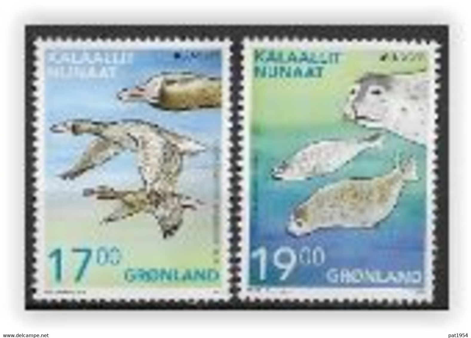 Groënland 2021, N°852/853 Neufs Europa Animaux - Ungebraucht