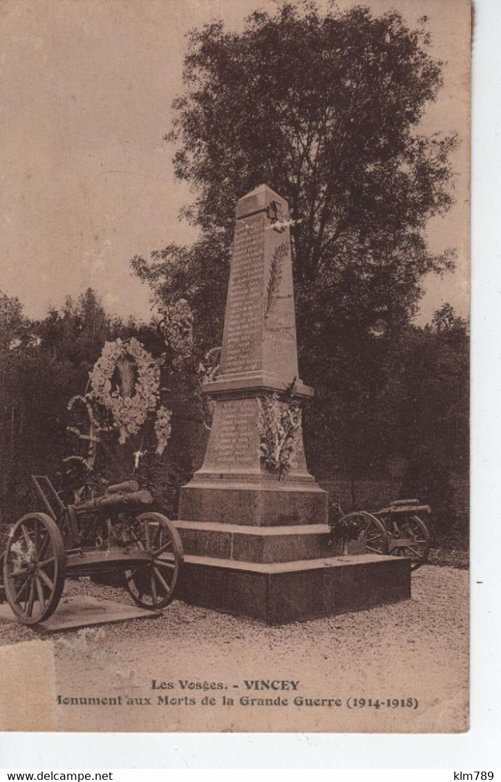 88 - Vosges - Vincey - Monument Aux Morts -   - Réf.331. - Vincey
