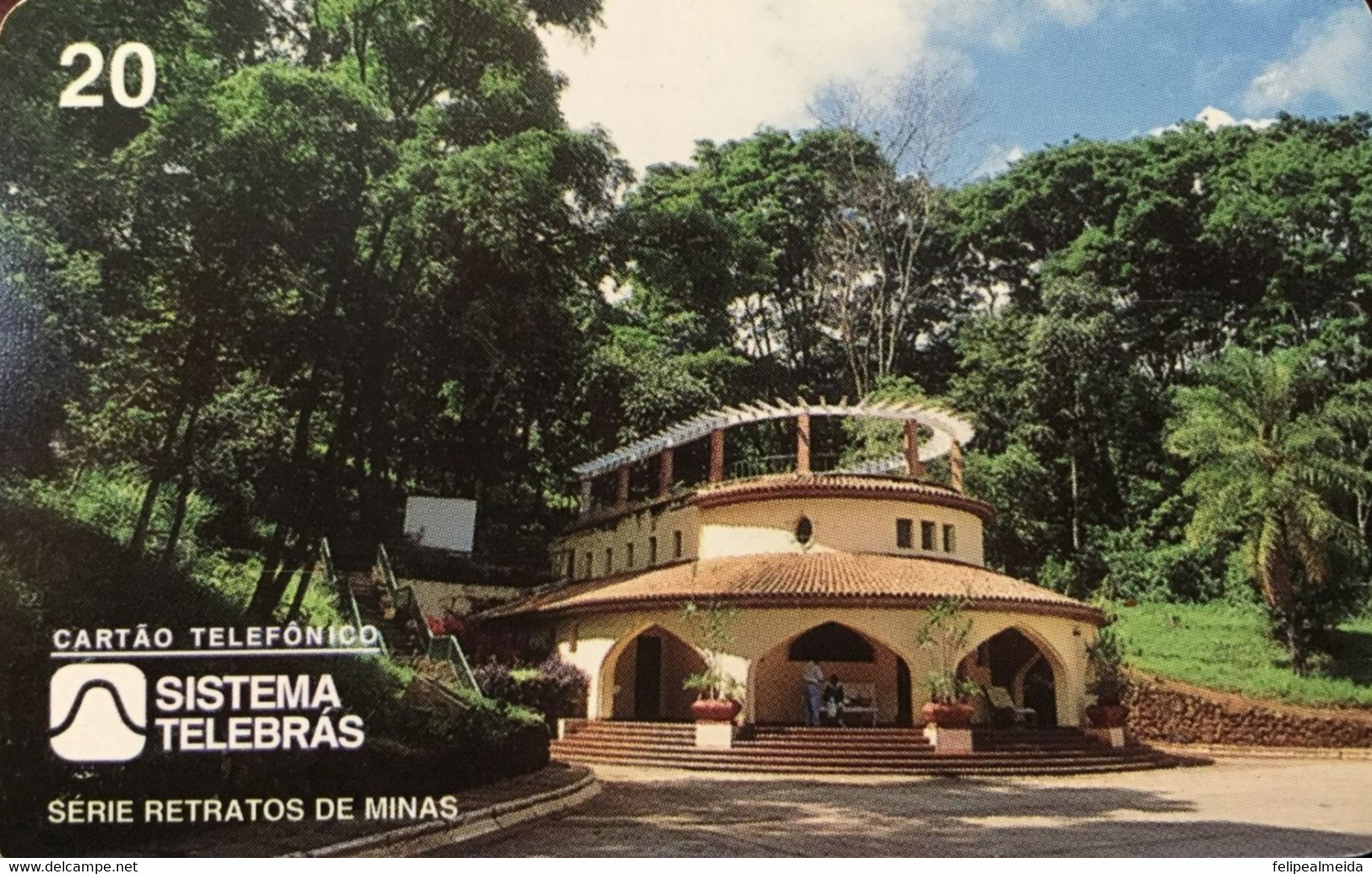 Rare Phone Card Produced By Telebras In 1998 - Series Retratos De Minas - Image Fonte Do Beja In Araxá - Minas Gerais - - Culture