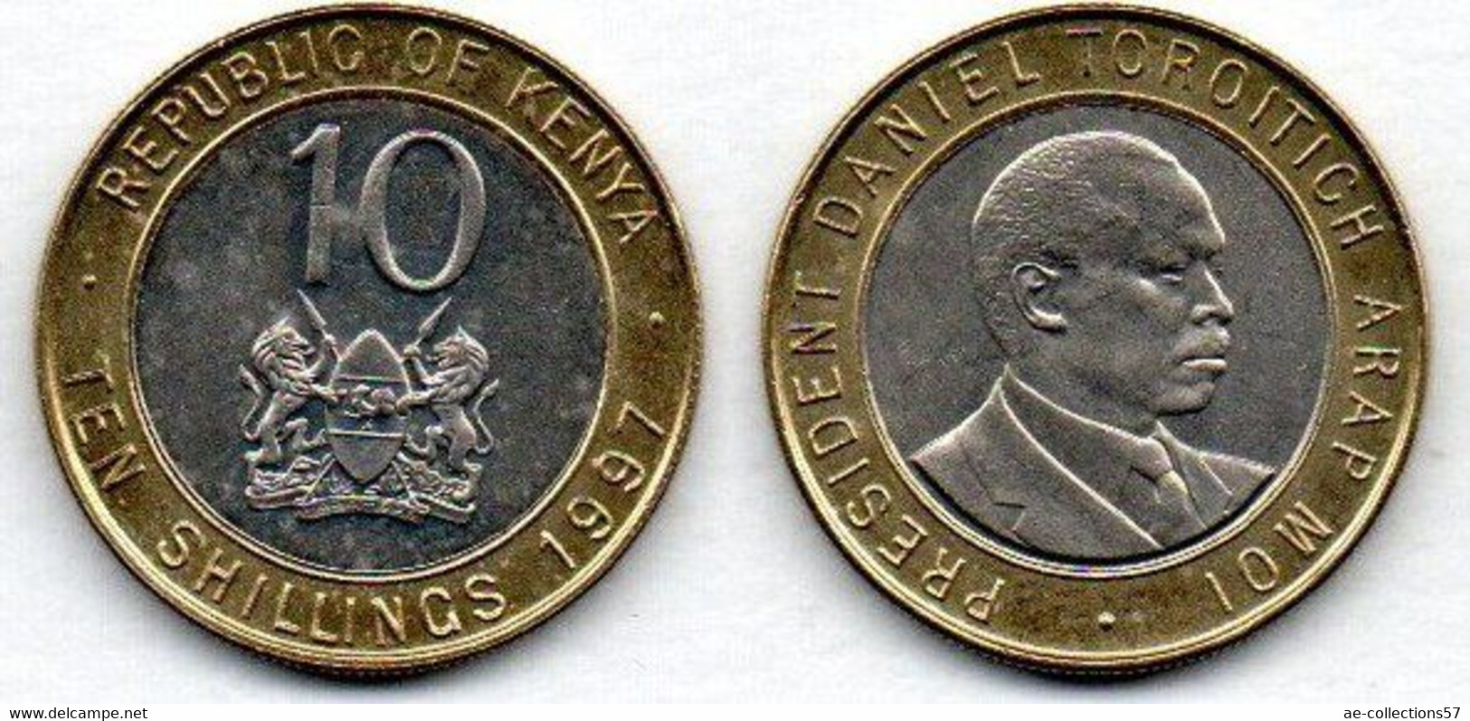 Kenya 10 Shillings 1997 SUP+ - Kenya