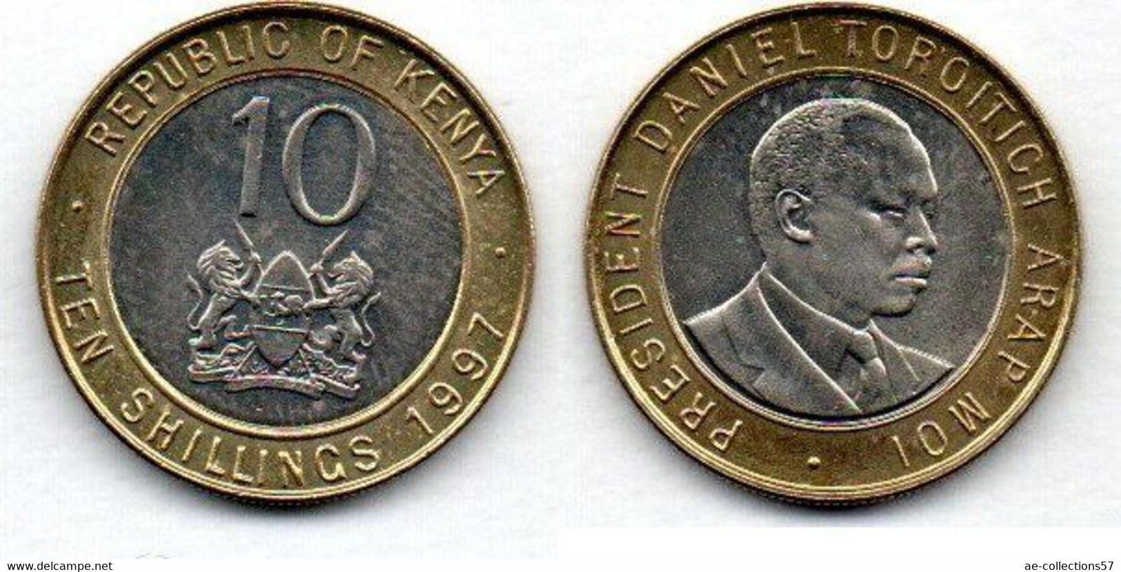 Kenya 10 Shillings 1997 SUP+ - Kenia