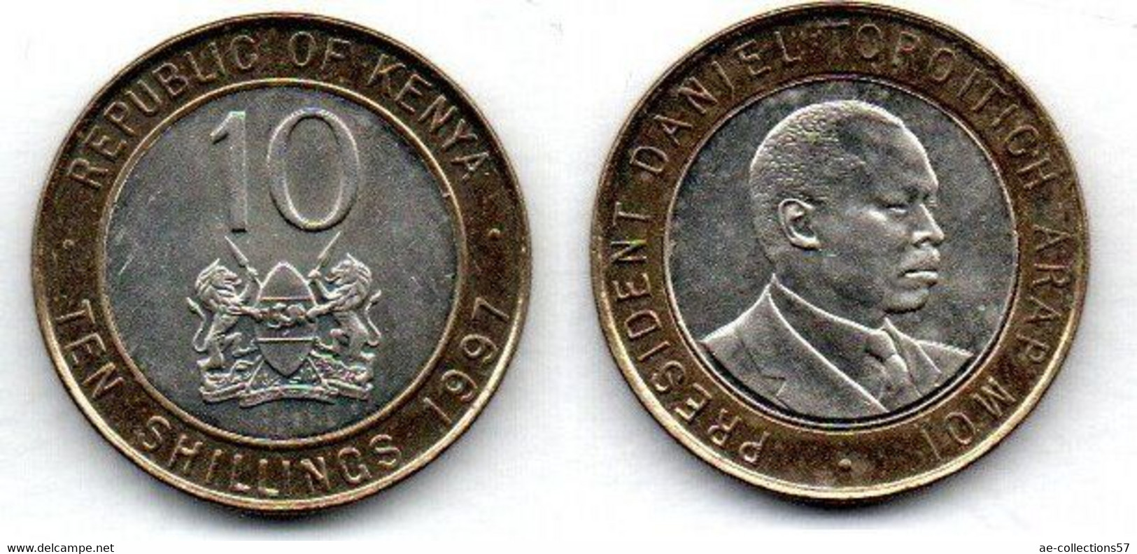 Kenya 10 Shillings 1997 TTB+ - Kenia