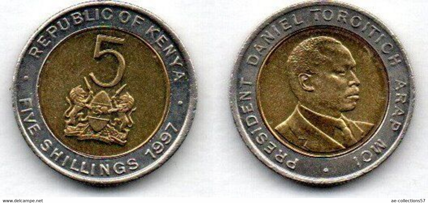 Kenya 5 Shillings 1997 SUP - Kenia