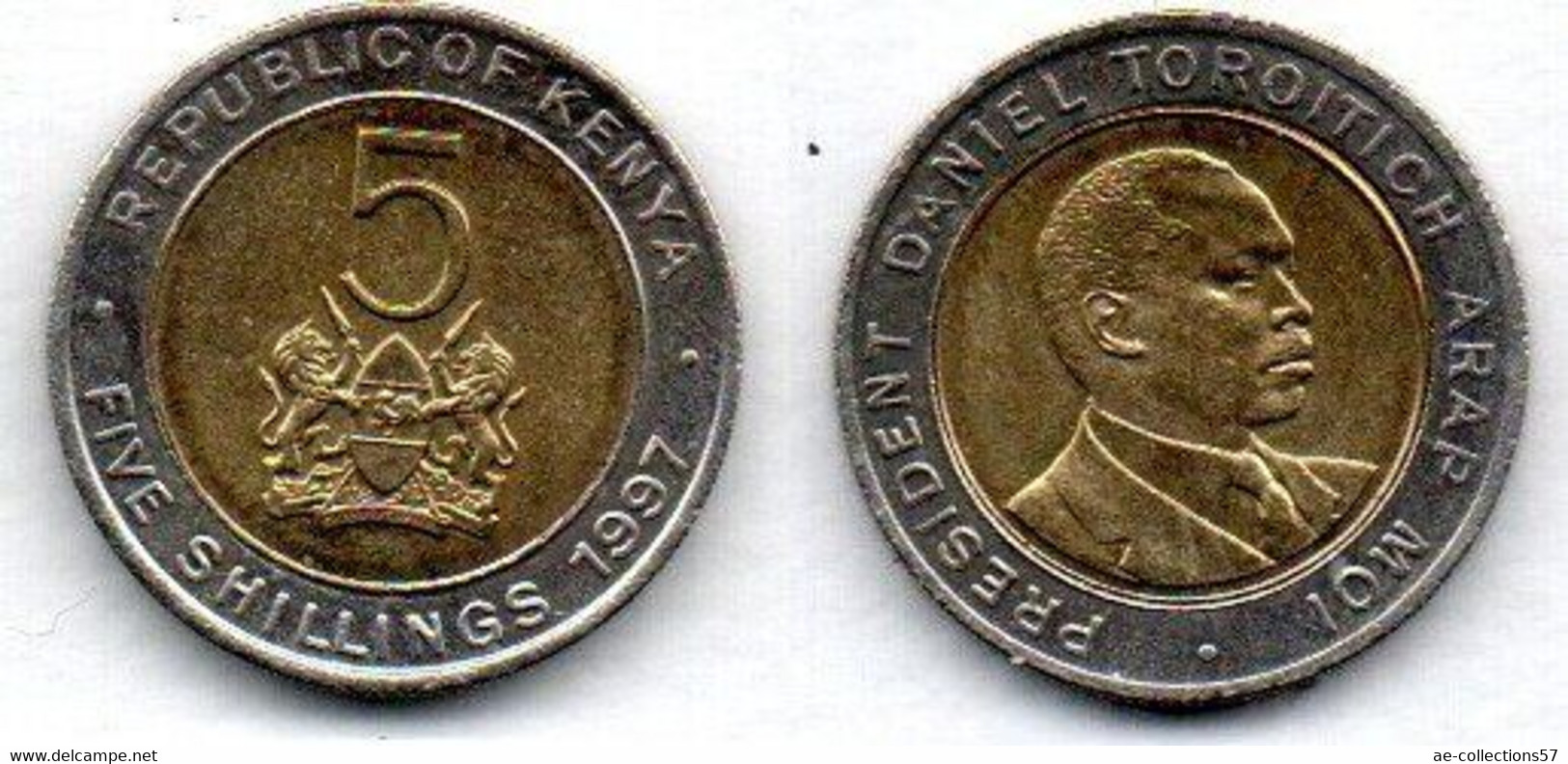 Kenya 5 Shillings 1997 SUP - Kenia