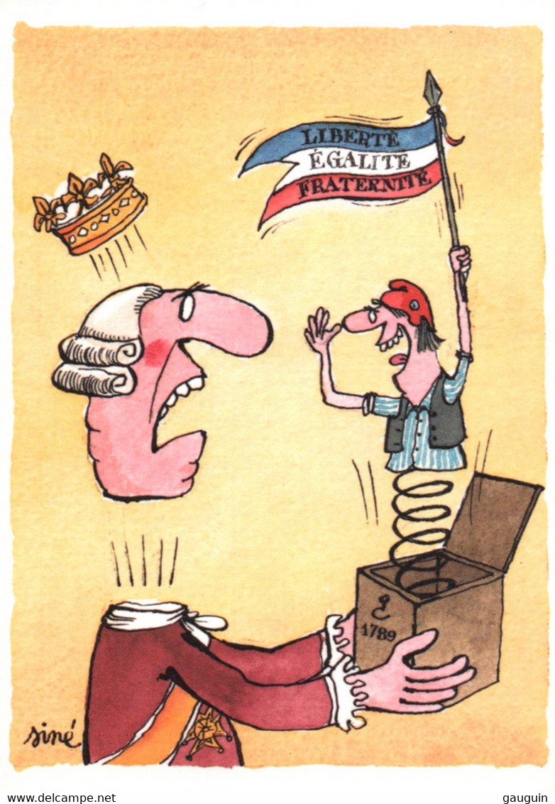 CPM - Illustration SINÉ - "Bicentenaire De La Révolution 1989" - Edition Nlles Images - Sine