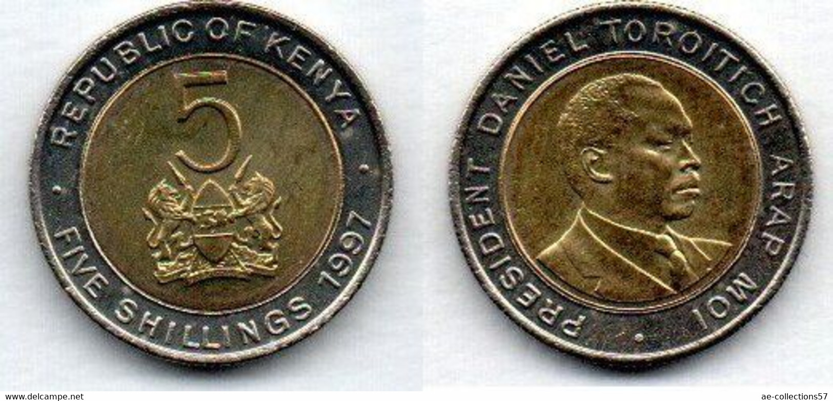 Kenya 5 Shillings 1997 SUP - Kenia