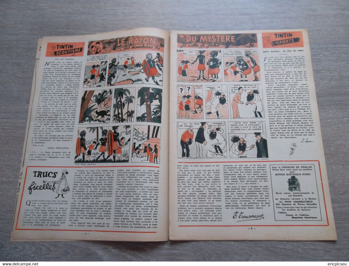 Tintin ( Magazine L'hebdomadaire ) 1947 N°31 - Tintin