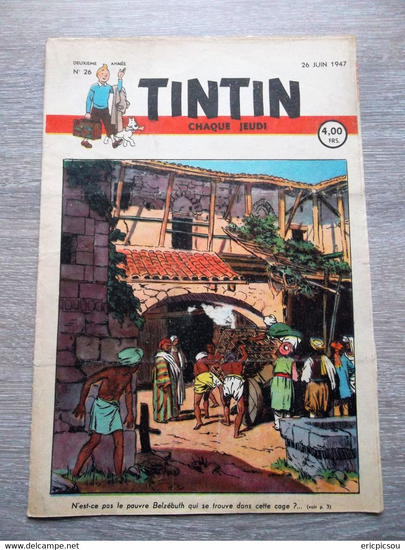 Tintin ( Magazine L'hebdomadaire ) 1947 N°26 - Tintin