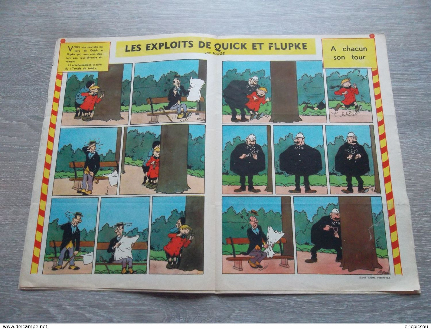 Tintin ( Magazine L'hebdomadaire ) 1947 N°26 - Tintin