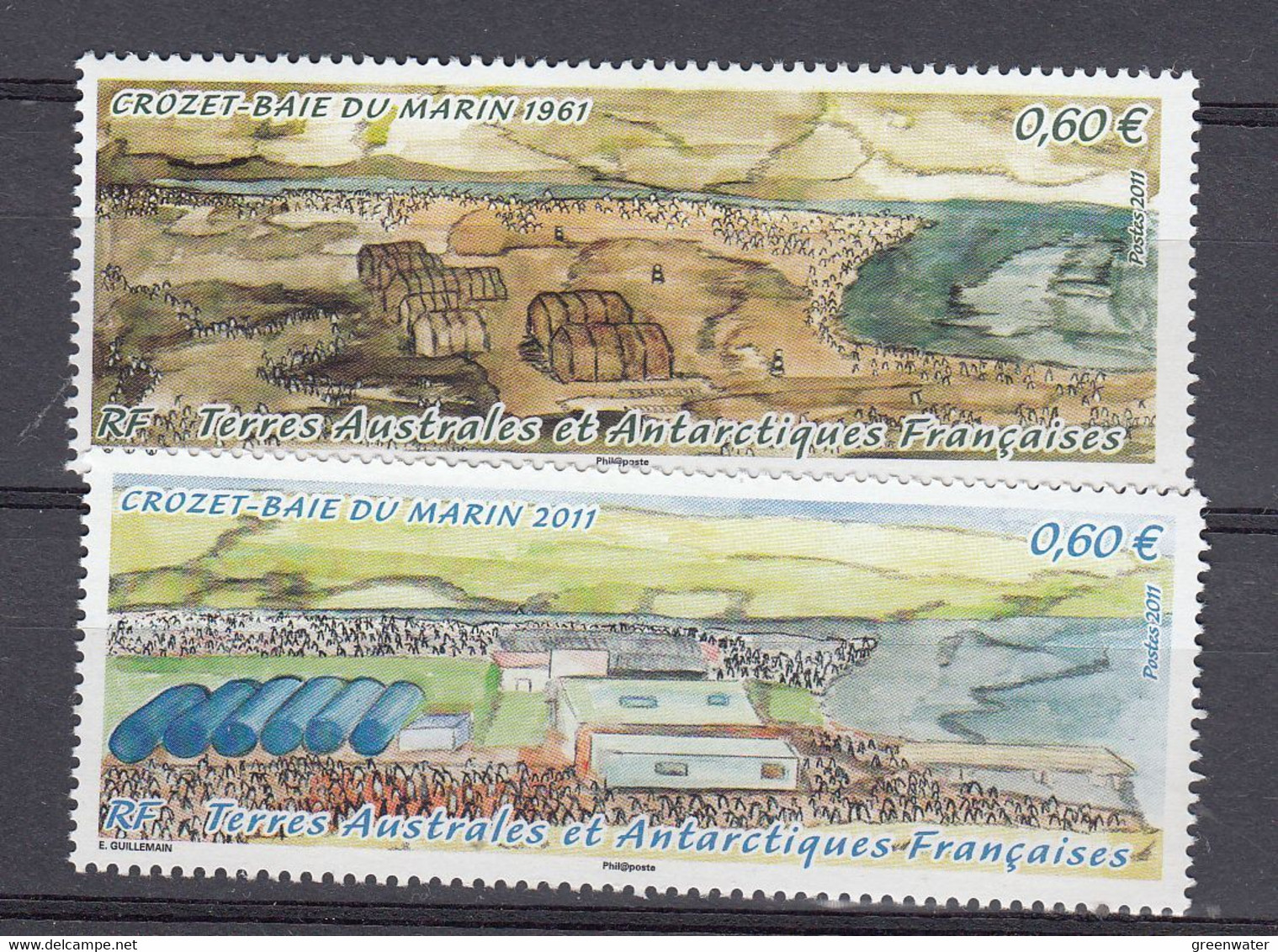 TAAF 2011 Crozet-baie 2v ** Mnh (57524C) - Neufs