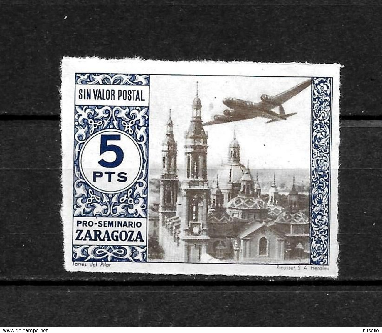 LOTE 2190  /// (C020)  PRO SEMINARIO ZARAGOZA  **MNH  ¡¡¡ OFERTA - LIQUIDATION - JE LIQUIDE !!! - Spanish Civil War Labels