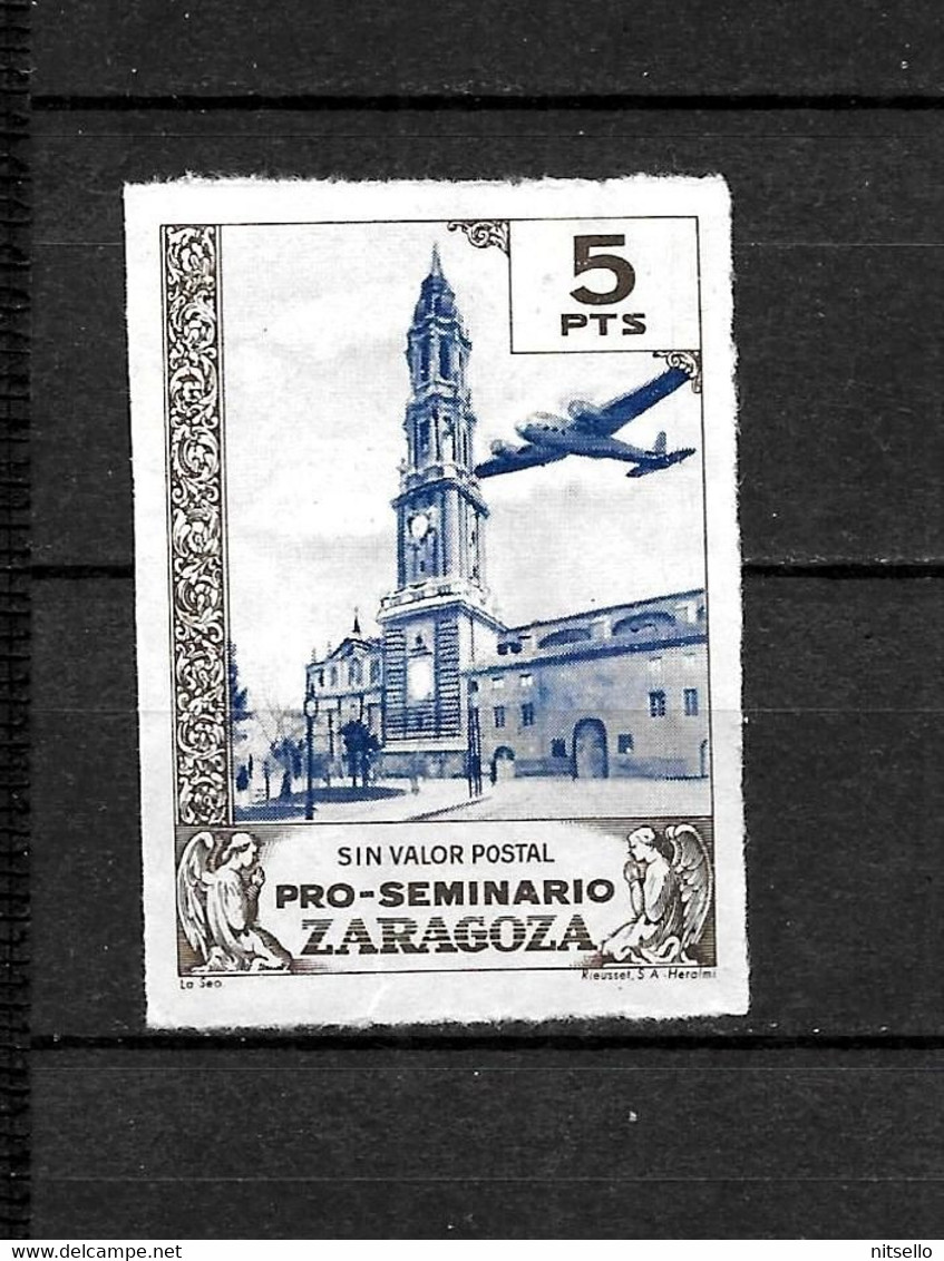 LOTE 2190   /// (C020)  PRO SEMINARIO ZARAGOZA  **MNH  ¡¡¡ OFERTA - LIQUIDATION - JE LIQUIDE !!! - Spanish Civil War Labels