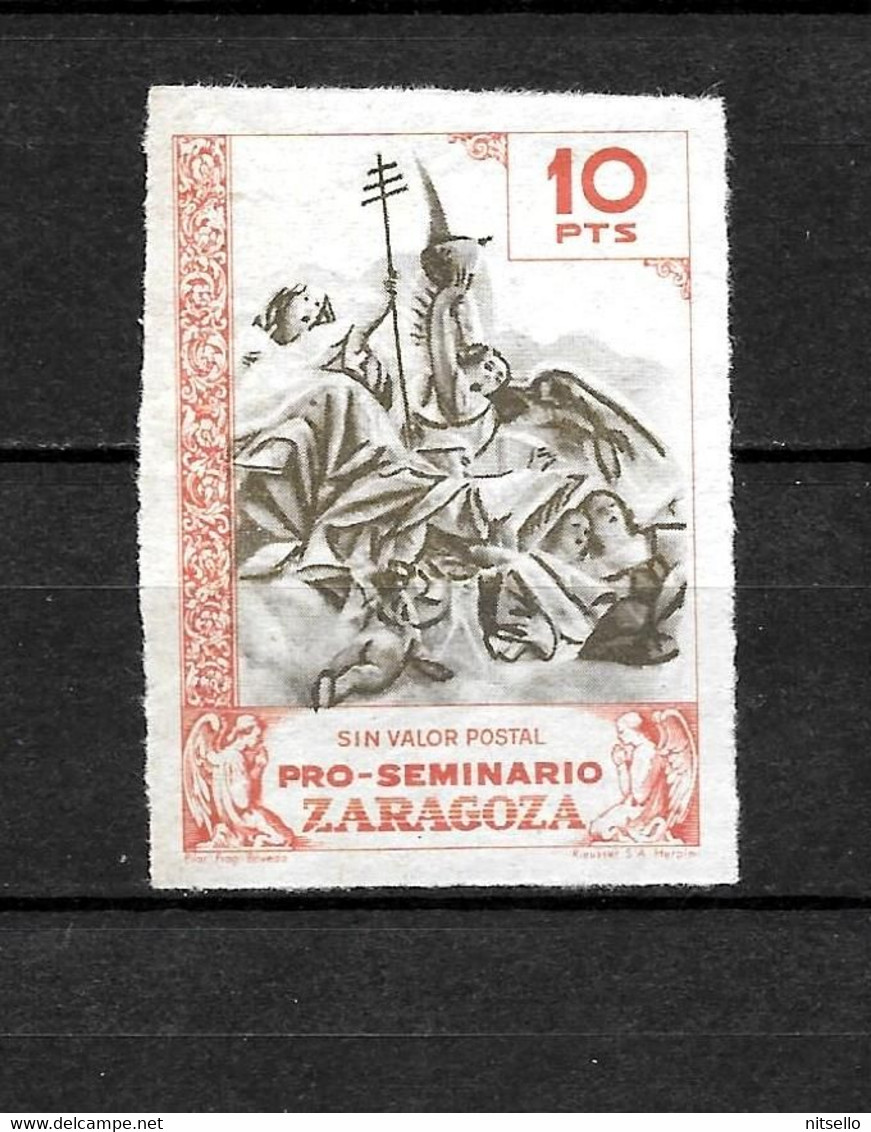 LOTE 2190   /// (C020)  PRO SEMINARIO ZARAGOZA  **MNH  ¡¡¡ OFERTA - LIQUIDATION - JE LIQUIDE !!! - Spanish Civil War Labels