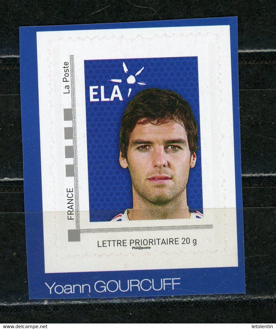 FRANCE - PERSONNALISÉS -  YOANN GOURCUFF -  N° Yvert  (PHILAPOSTE)  ** LETTRE PRIORITAIRE 20g - Ungebraucht