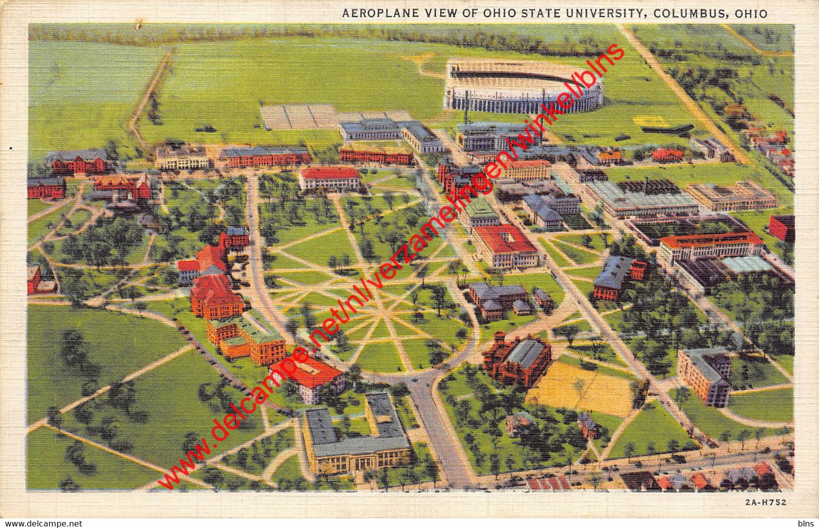 Columbus - Aeroplane View Of Ohio State University - Baseball - Ohio United States - Columbus