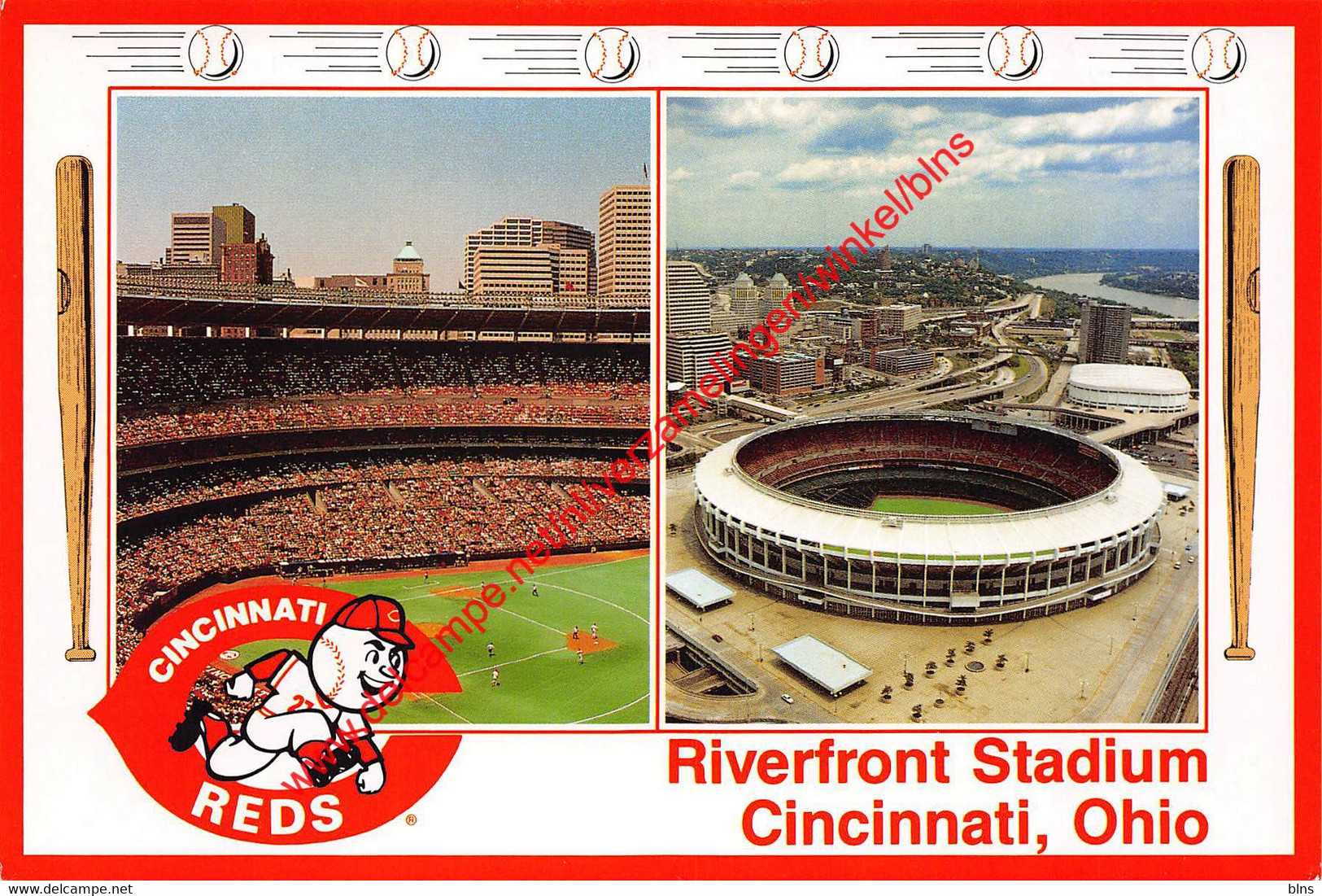 Cincinnati - Riverfront Stadium - Baseball - Ohio United States - Cincinnati