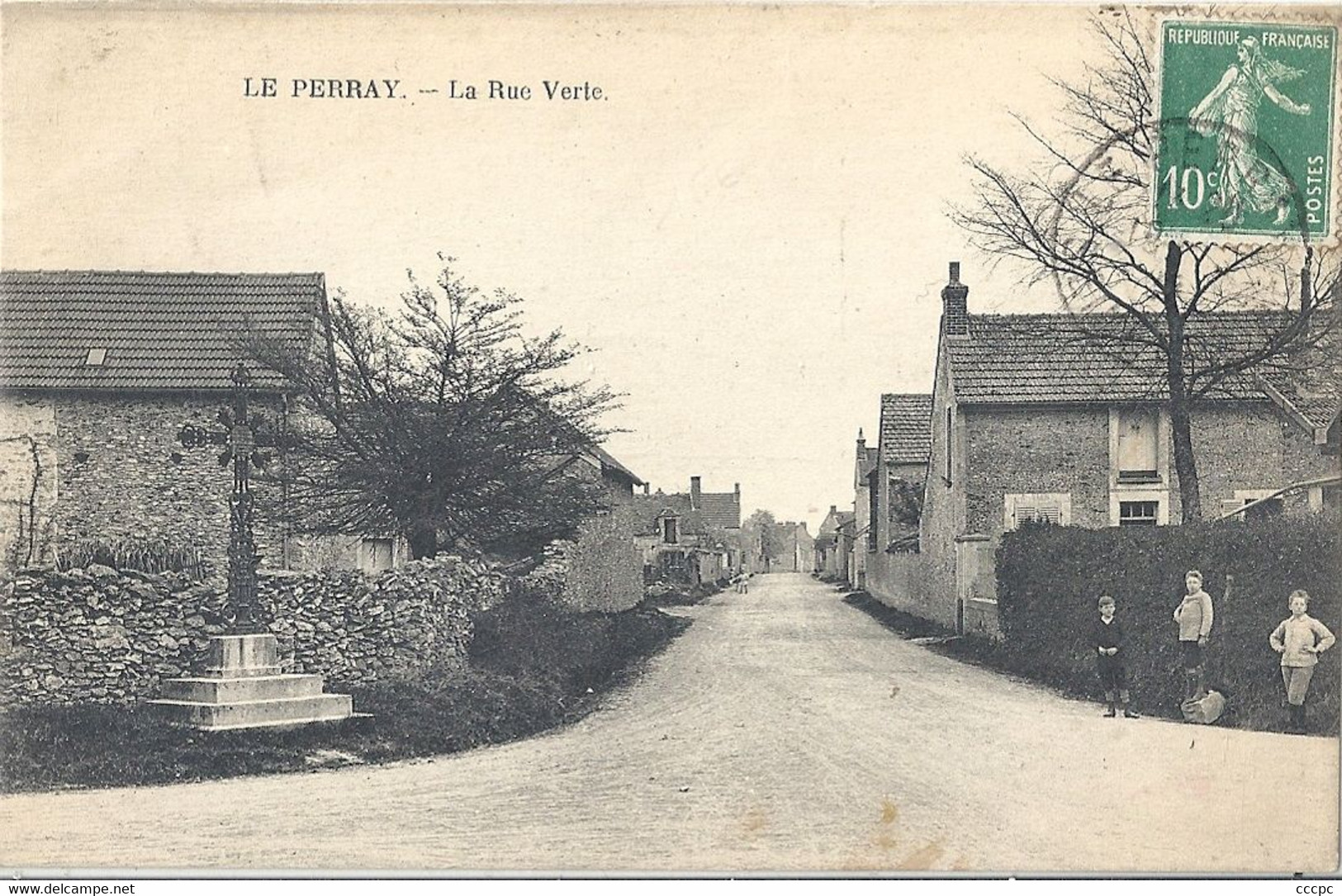 CPA Le Perray La Rue Verte - Le Perray En Yvelines