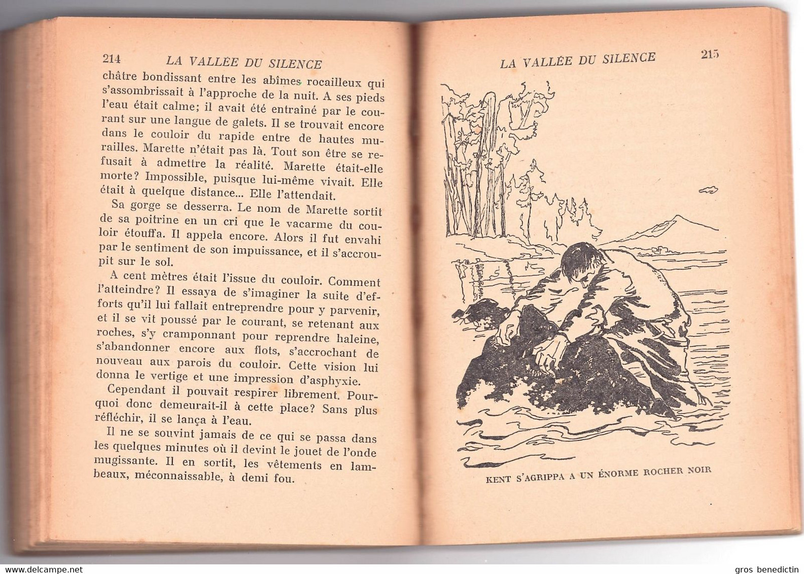 Hachette - Bib. De La Jeunesse Avec Jaquette - J.-O. Curwood - "La Vallée Du Silence" - 1950 - #Ben&Curwood - #Ben&BJanc - Bibliothèque De La Jeunesse