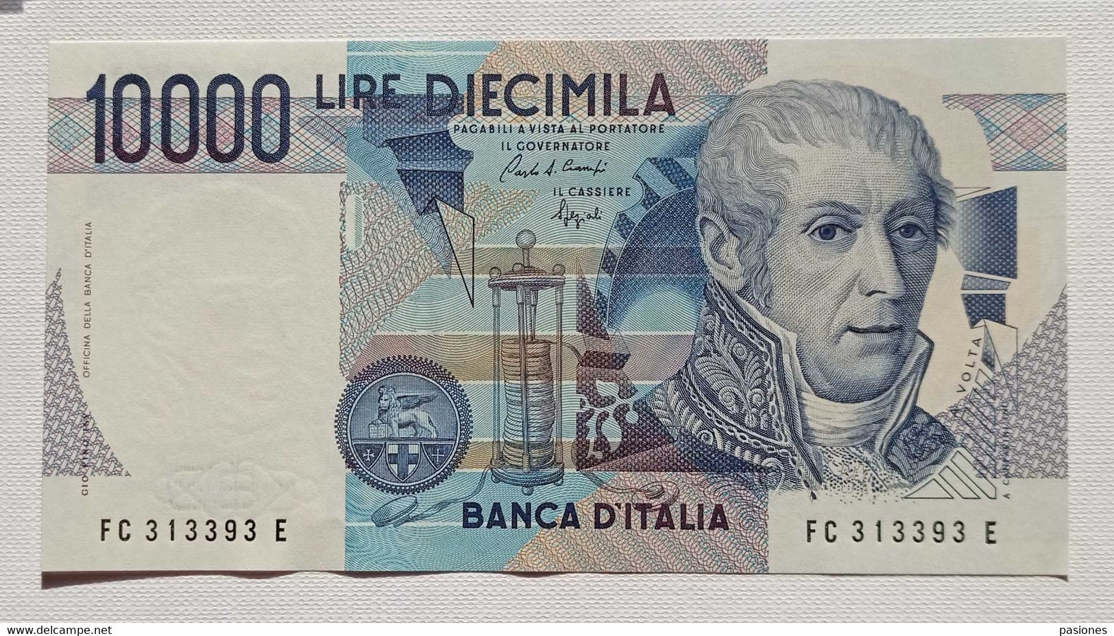 Banca D'Italia Lire 10000 Tipo A. Volta 12/01/1988 FDS - 10000 Lire