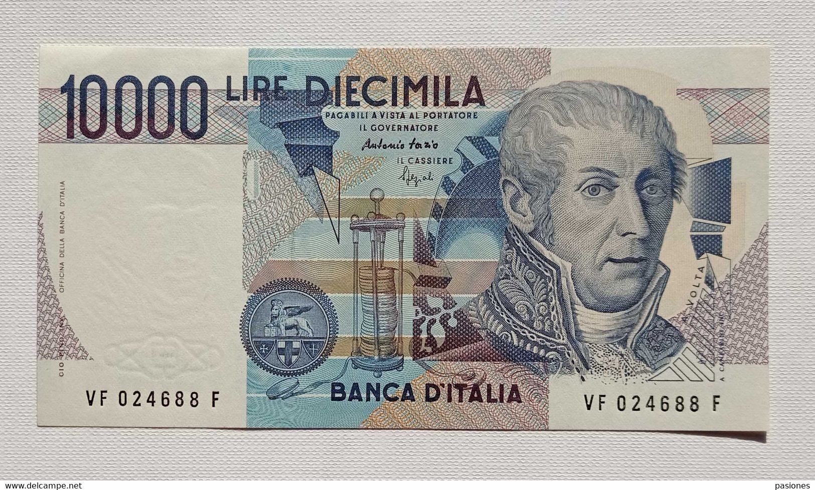 Banca D'Italia Lire 10000 Tipo A. Volta 26/04/1994 FDS - 10000 Lire