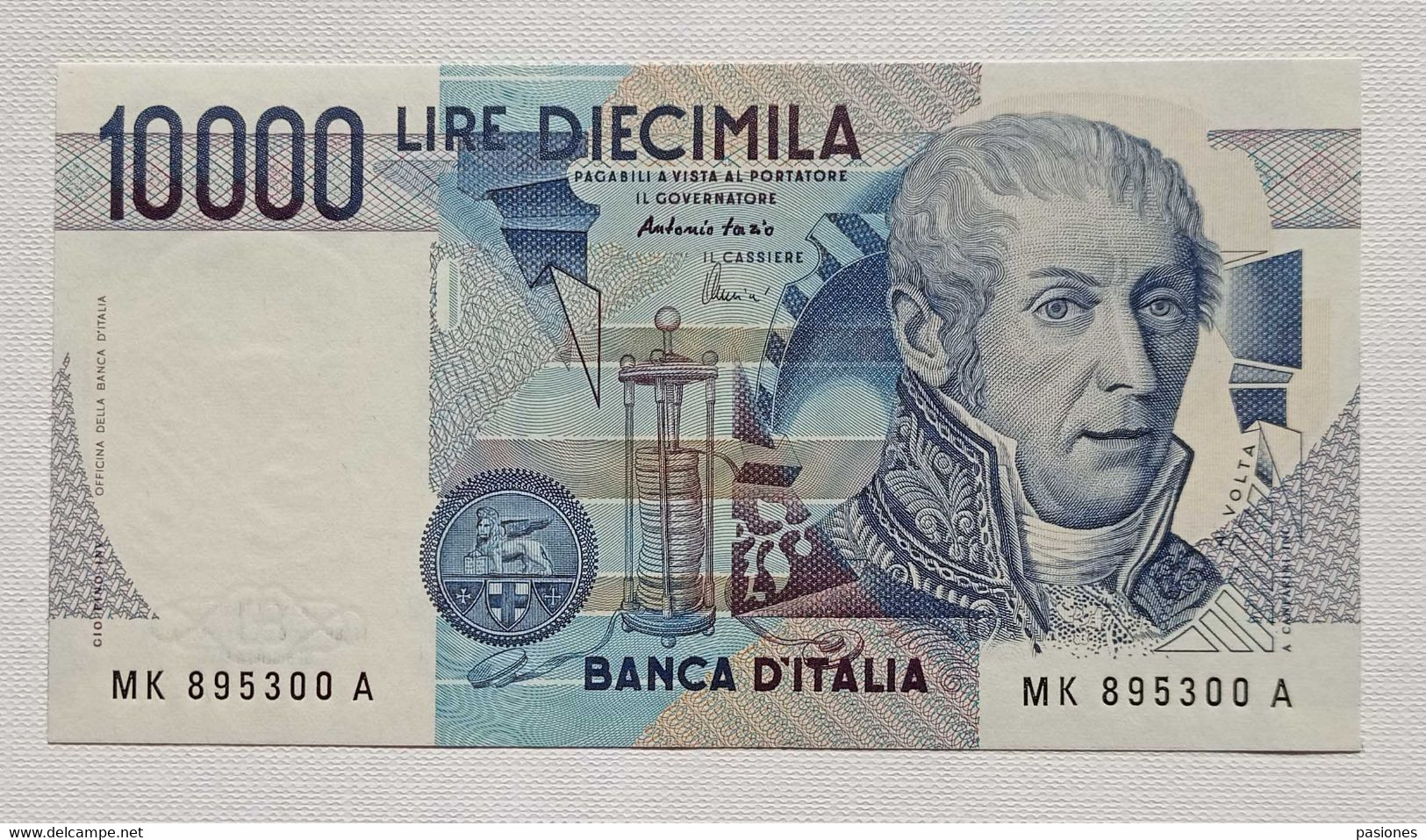 Banca D'Italia Lire 10000 Tipo A. Volta 19/08/1998 FDS - 10.000 Lire