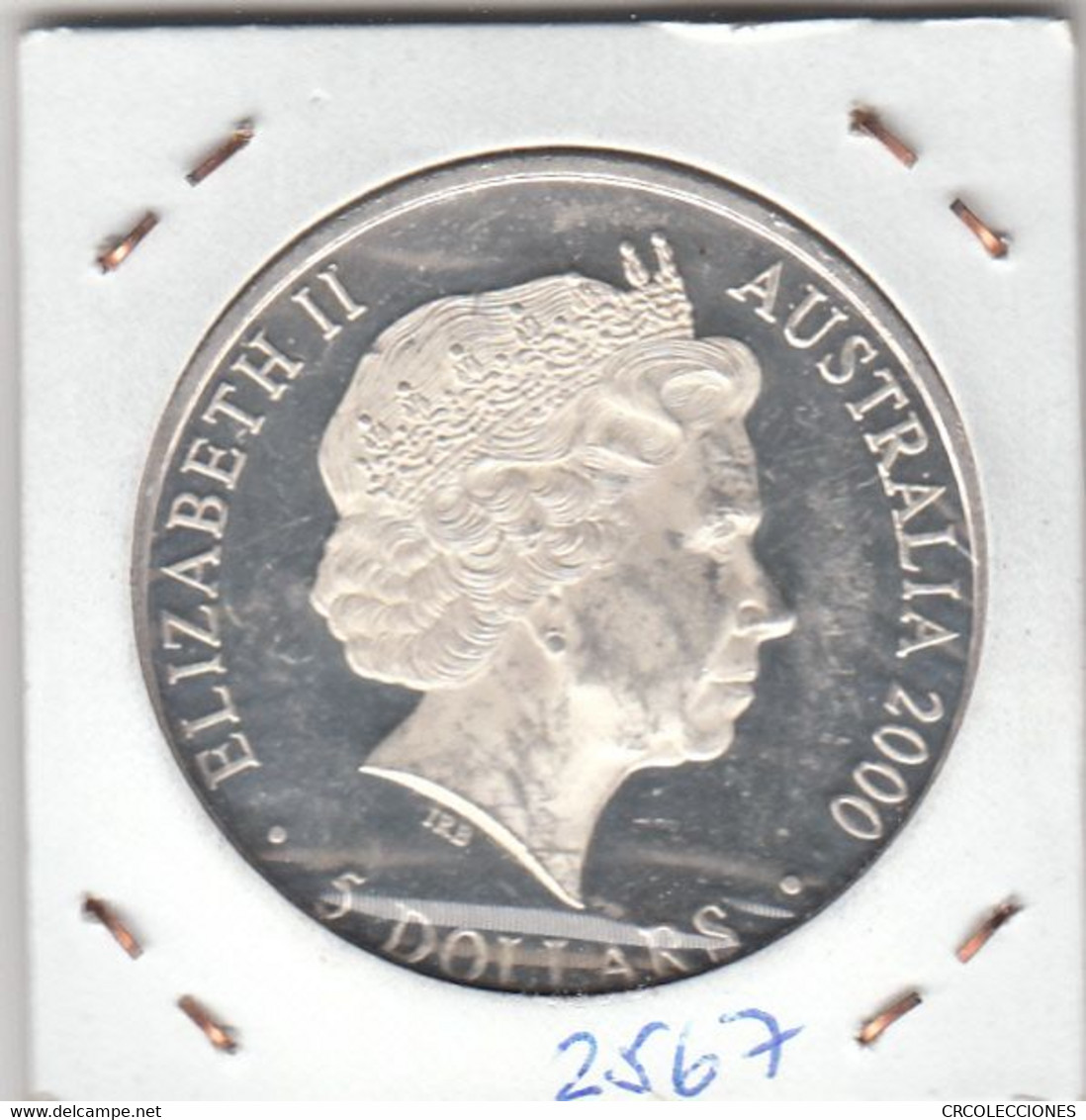 E2567 MONEDA AUSTRALIA 5 DOLARES 2000 PLATA PROOF 45 - Autres – Océanie