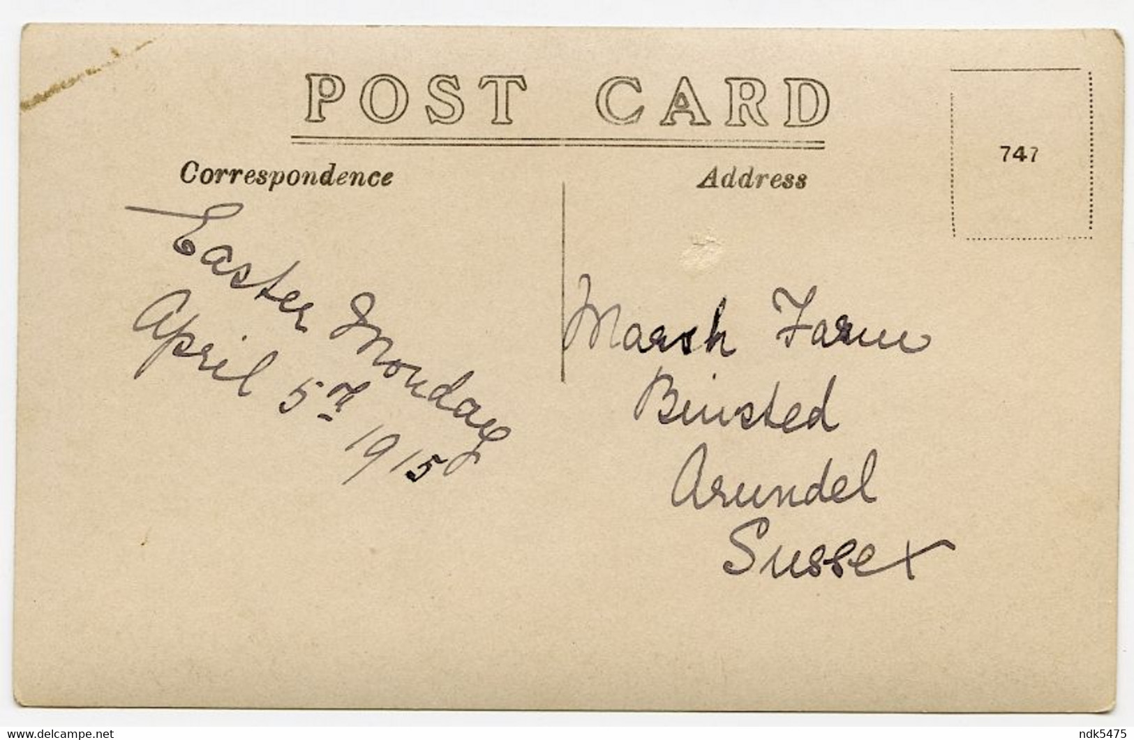 BINSTED, MARSH FARM, ARUNDEL : 1915 - Arundel